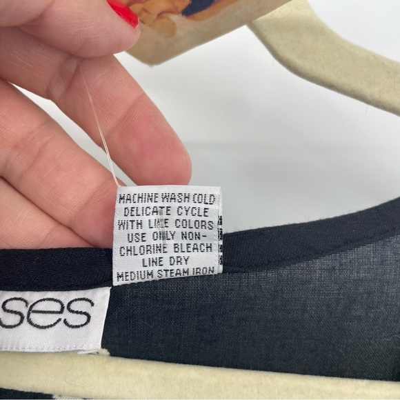 PHASES Black & White Floral Embellished short sleeve Dress SIZE XL - NEW - Picture 4 of 11